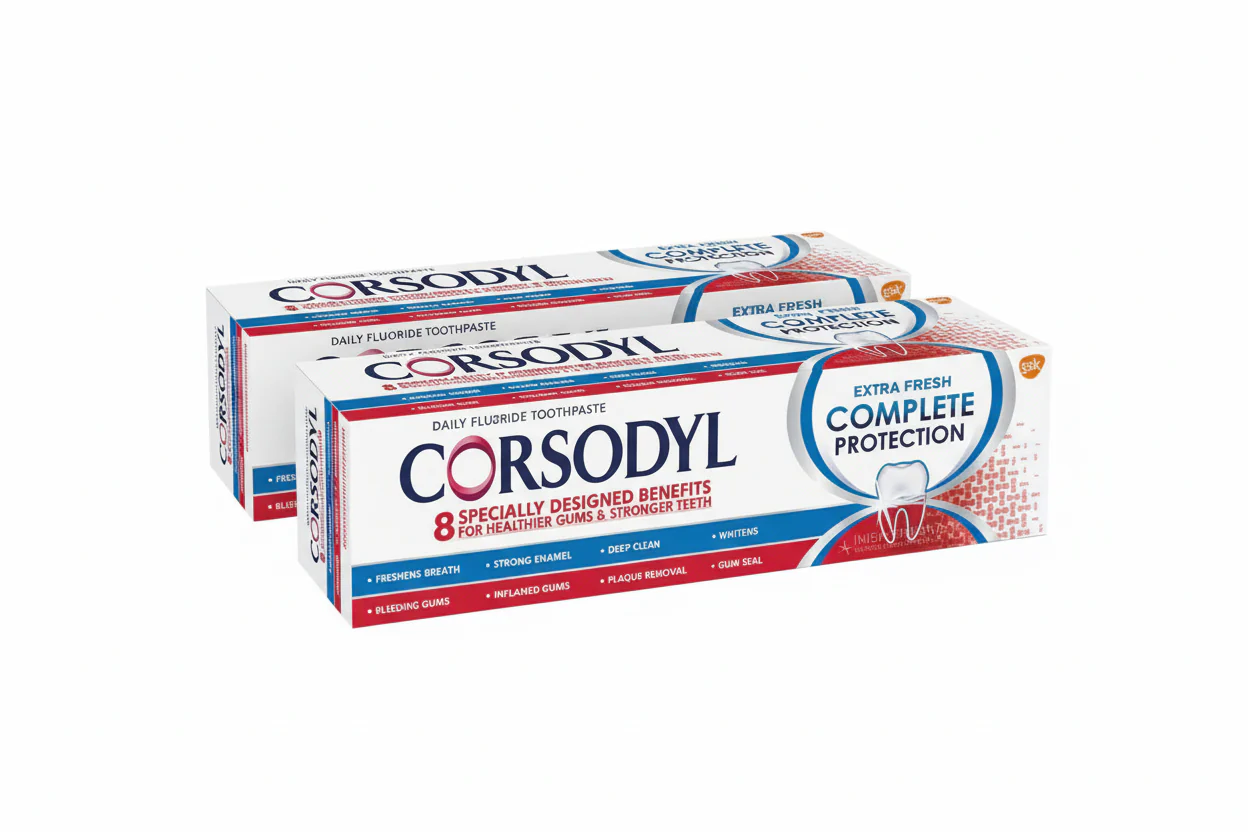 Corsodyl Complete Extra Fresh Toothpaste - 75ml