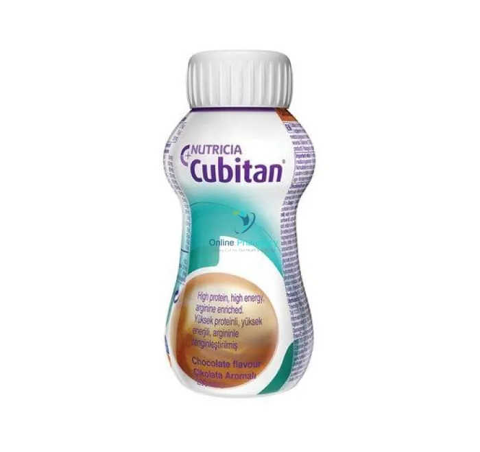 Cubitan Wound Management Nutritional Drink Chocolate - 24 x 200ml / 200ml Bottle
