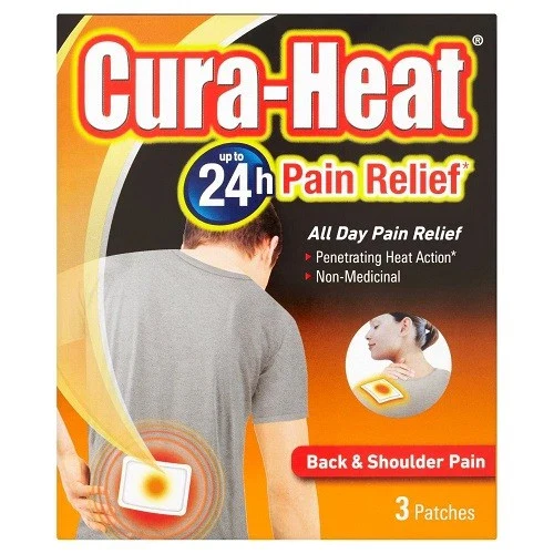 Cura Heat Back & Shoulder - 3 Patches