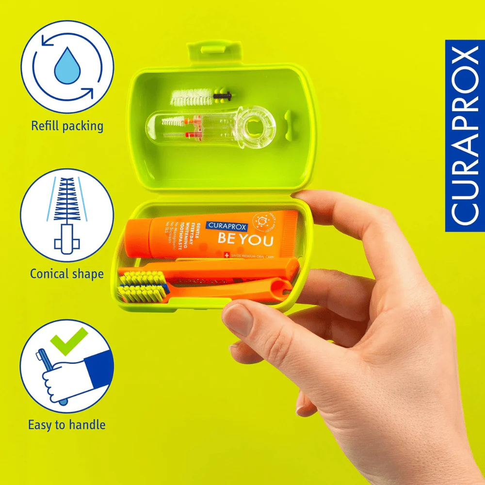 Curaprox Be You Green Ortho Travel Kit - Image 3