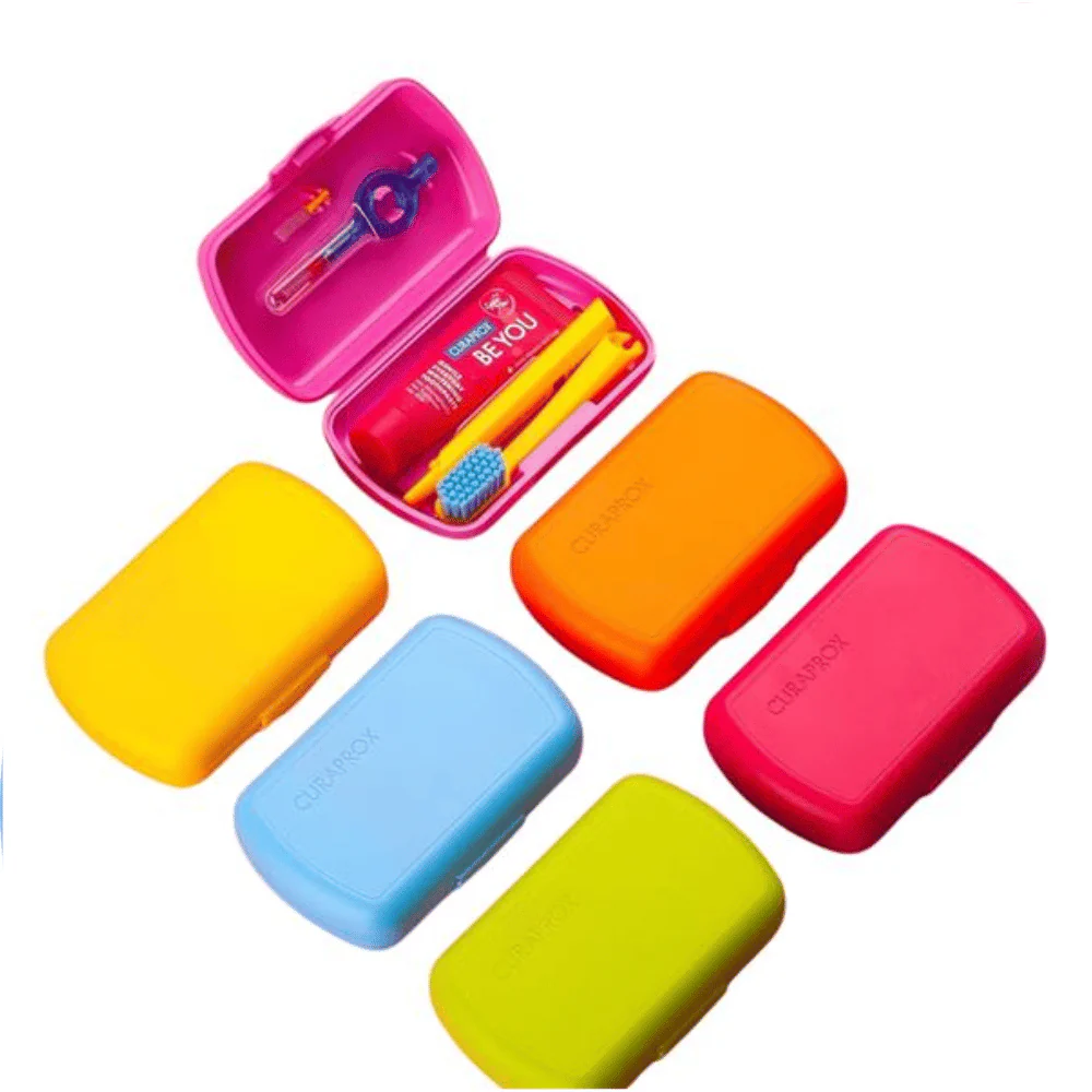 Curaprox Be You Travel Kit Assorted Colours Contains 5460 Toothbrush, CPS Handy, Be You Travel Toothpaste 10ml, Travel Case - Image 3