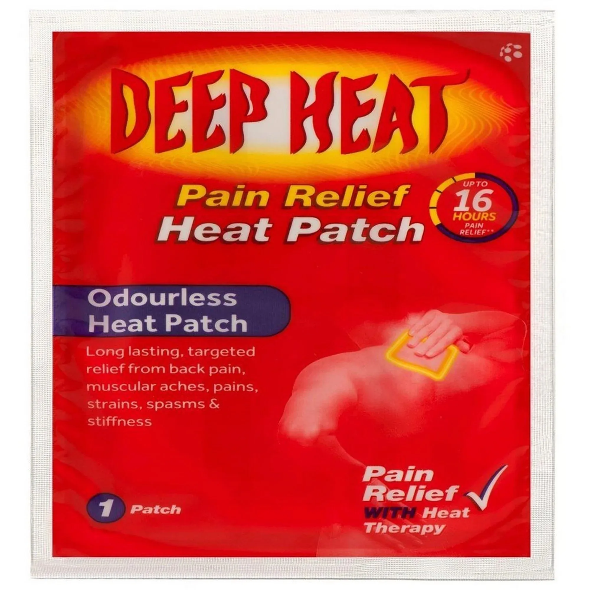 Deep Heat Pain Relief Heat Patch - Single Patch / 4 Pack - Image 2