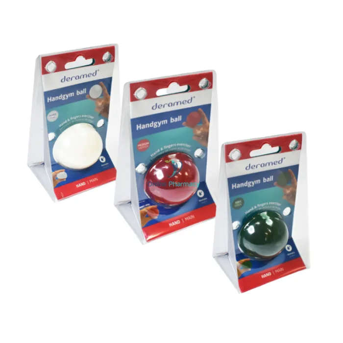 Deramed Hand Exercise Gym Ball - Hard/Medium/Soft