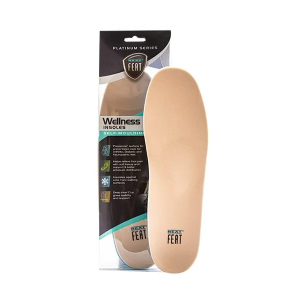 Platinum Series Wellness Self Moulding Insole For Friction Free Feet - 1 Pair