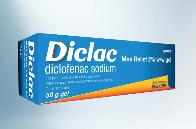 Diclac Relief Diclofenac 2% Pain Relief Gel - 50g/100g