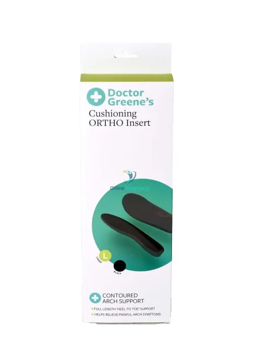 Doctor Greenes Cushioning Ortho Insert - Black Large