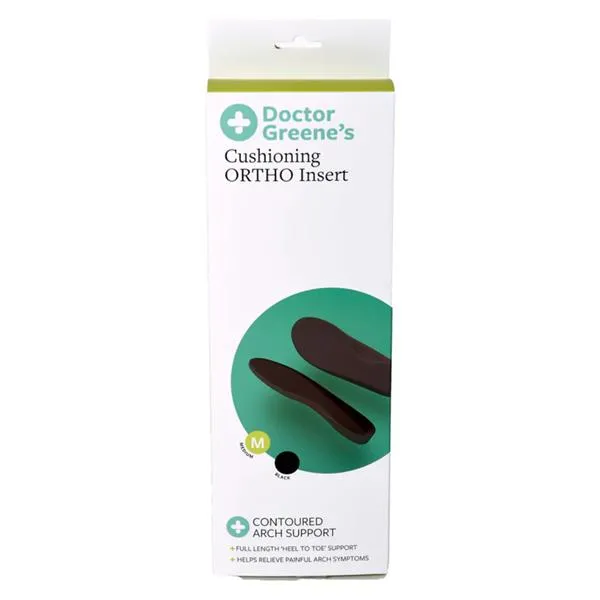 Doctor Greene's Cushioning Ortho Insert  Black - Medium