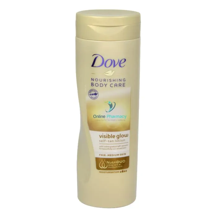 Dove Visable Glow Self Tan Lotion (Fair - Medium) - 250ml/400ml