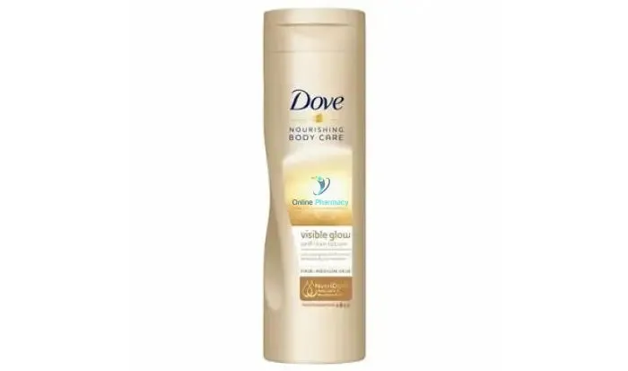 Dove Visable Glow Self Tan Lotion (Fair - Medium) - 250ml/400ml - Image 2