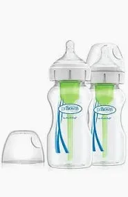 Dr Brown's Options+ Anti Colic 2pk Bottle Wide Neck 270ml