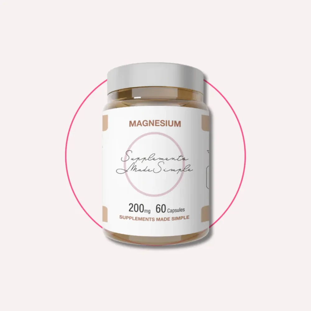 Supplements Made Simple Magnesium 200mg - 60 Capsules