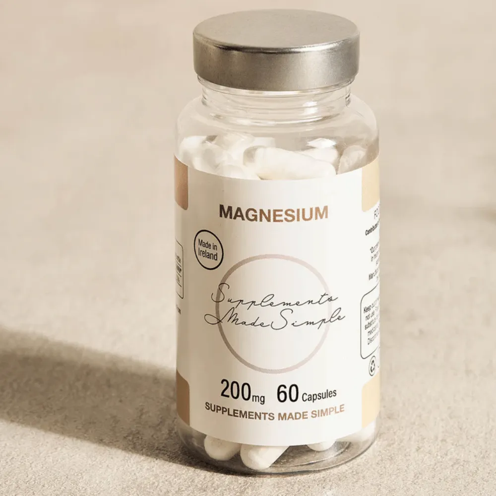 Supplements Made Simple Magnesium 200mg - 60 Capsules - Image 2
