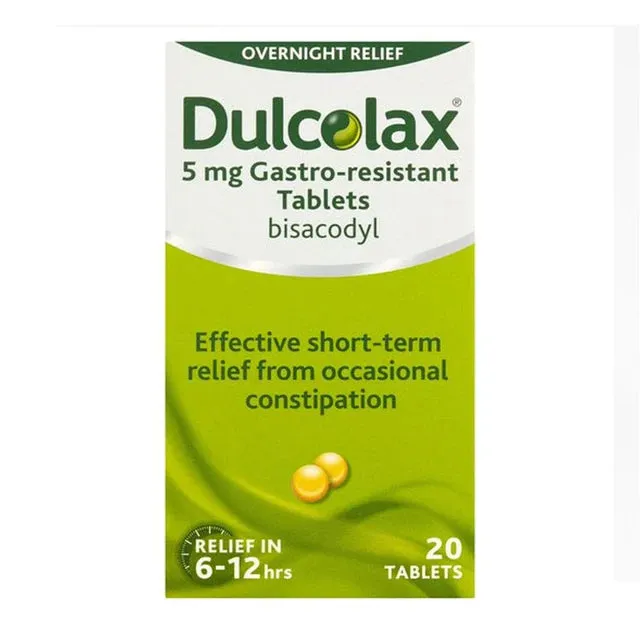 Dulcolax 5mg Gastro Resistant Tablets - 20/40/60 Pack - Image 3