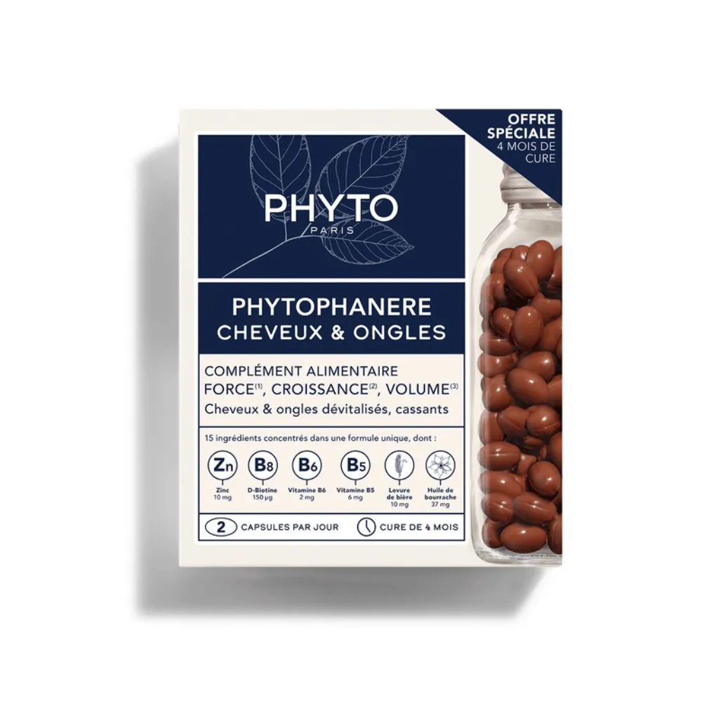 Phyto PHYTOPHANERE DUO- HAIR & NAILS FOOD SUPPLEMENT -240 caps - Image 2