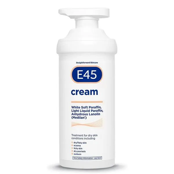 E45 Cream Pump - 500g