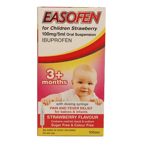 Easofen Oral Suspension 3mts+ - 100ml/200ml - Image 2