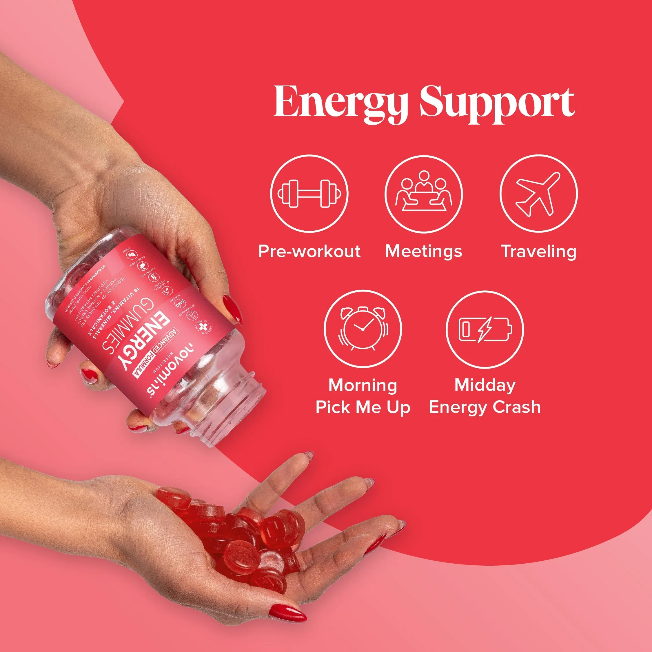 Novomins Energy Gummies - 60 Pack - Image 5