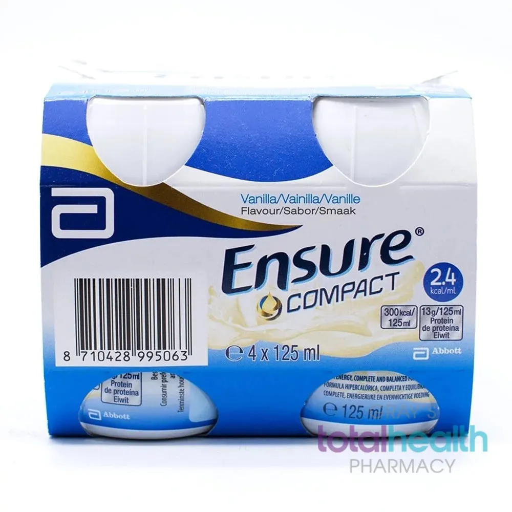 Ensure Compact Vanilla Nutritional Drinks - 24 x 125ml Case / 4 x 125ml - Image 3