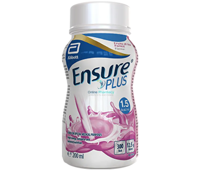 Ensure Plus Fruit Of Forest Nutritional Drink Bottle - 24 x 200ml Case