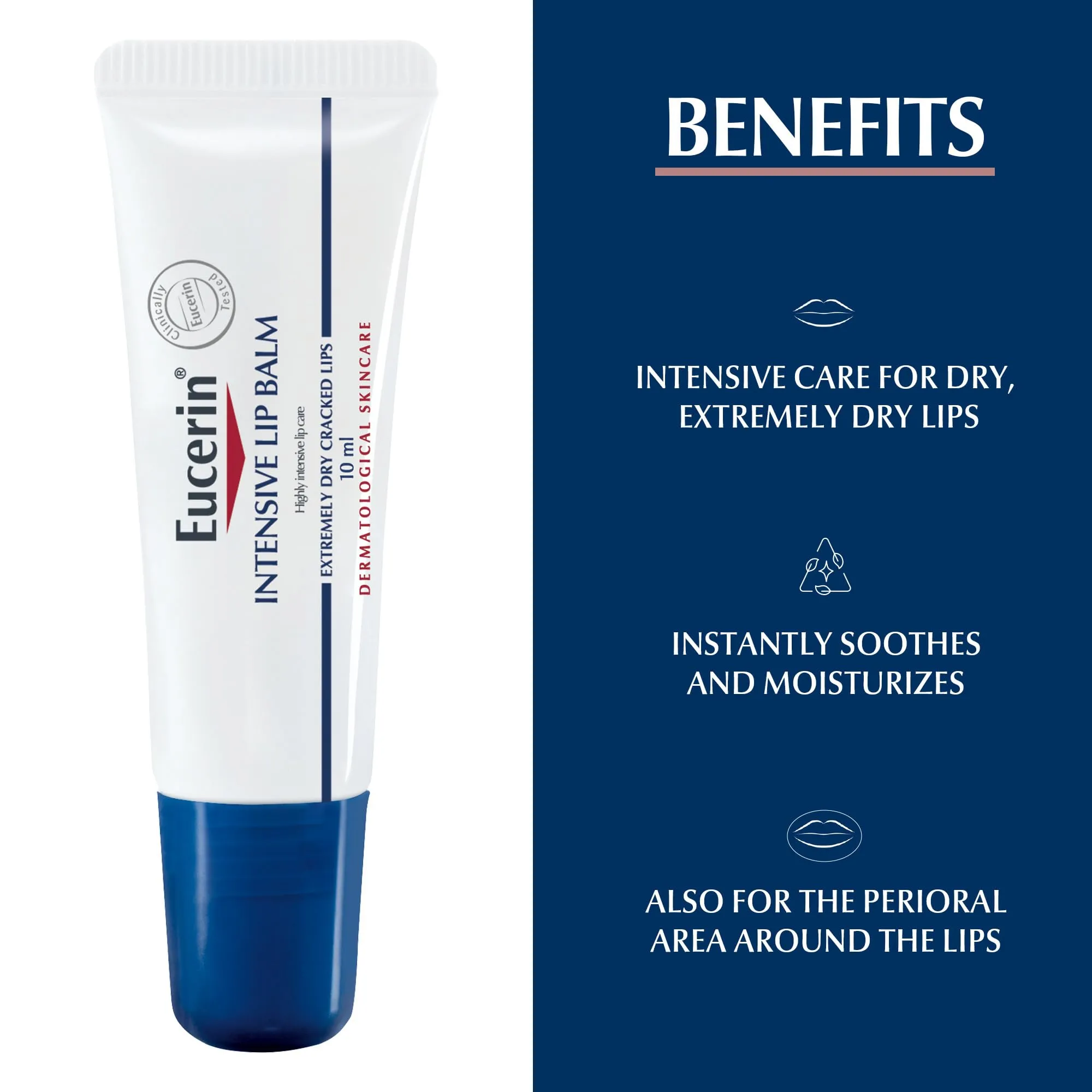 Eucerin Dry Skin Acute Lip Balm - 10ml - Image 2