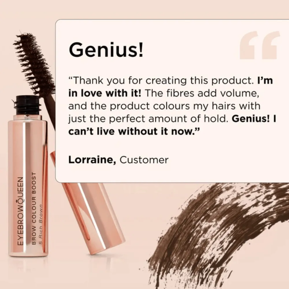 Eyebrowqueen Brow Colour Boost Rich Brown 5 - Image 4