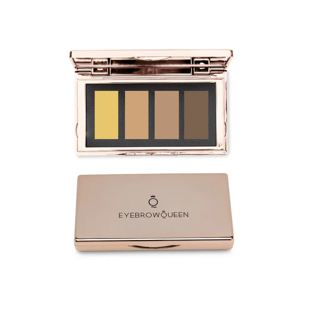 Eyebrowqueen Brow Palette Medium Brown 4 - Image 3