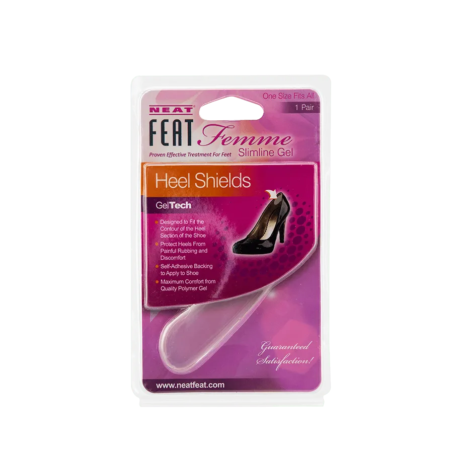 Femme Gel Heel Shield For Heel Protection against rubbing - 1 Pair