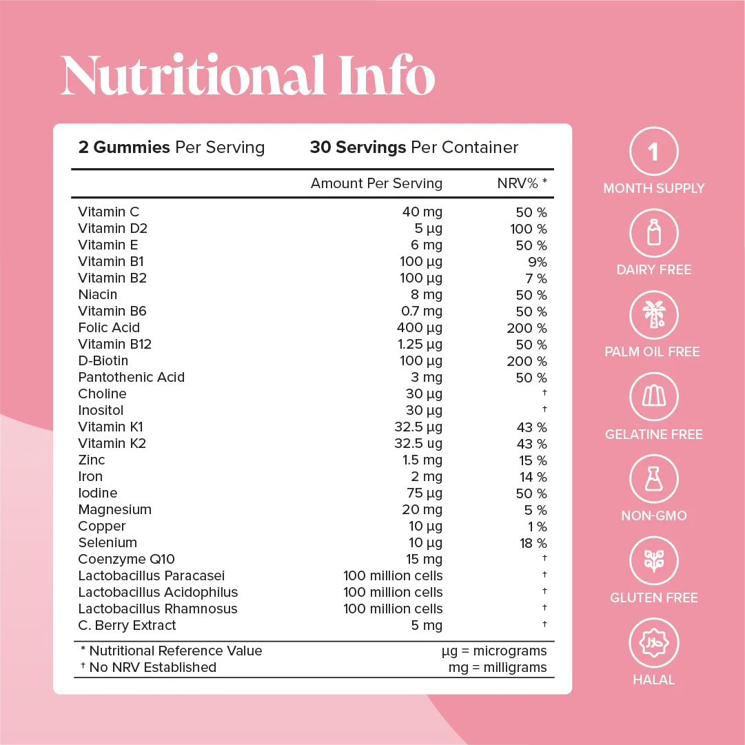 Novomins Fertility Gummies - 60 Pack - Image 8