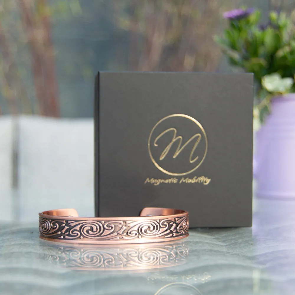 Feverfew Copper Bracelet - Image 2