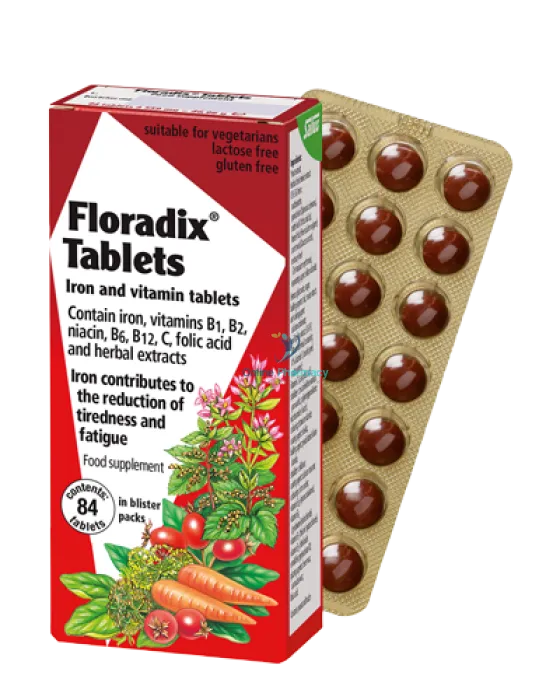 Floradix Iron Tablets - 84 Pack
