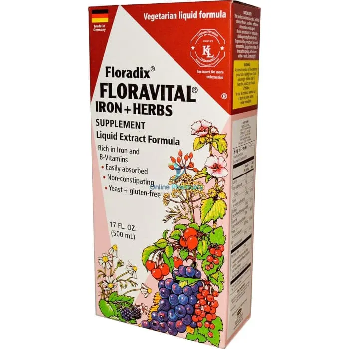 Floravital Liquid Iron And Vitamin Formula - 250ml/500ml