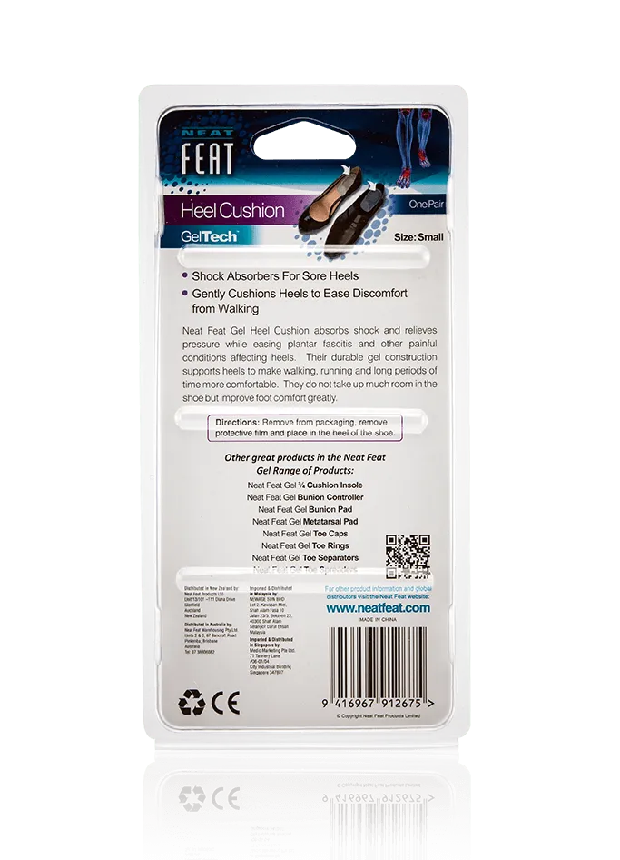Gel Heel Cushions for Heel Support - 1 Pair - Image 3