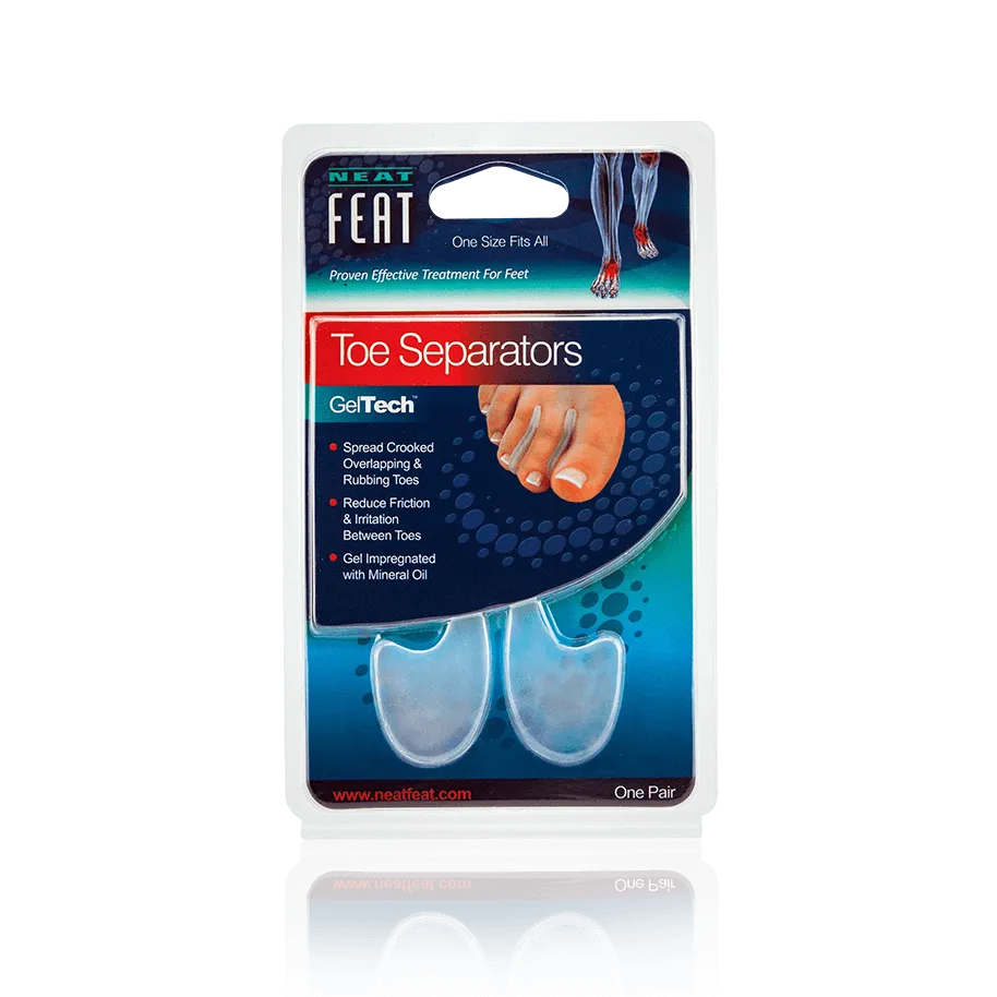 Gel Toe Separators for Toe Rubbing Prevention - 1 Pair