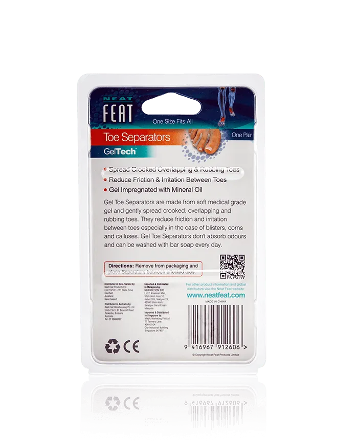 Gel Toe Separators for Toe Rubbing Prevention - 1 Pair - Image 3