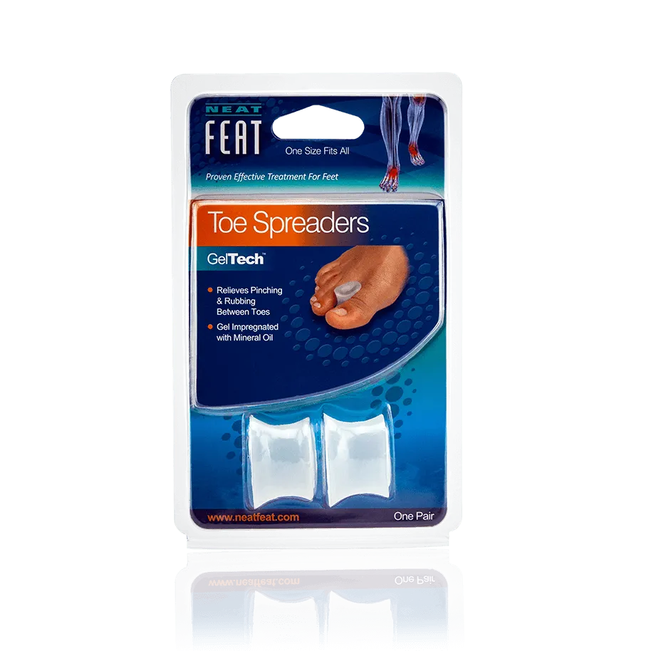 Gel Toe Spreaders Toe Rubbing Prevention - 1 Pair