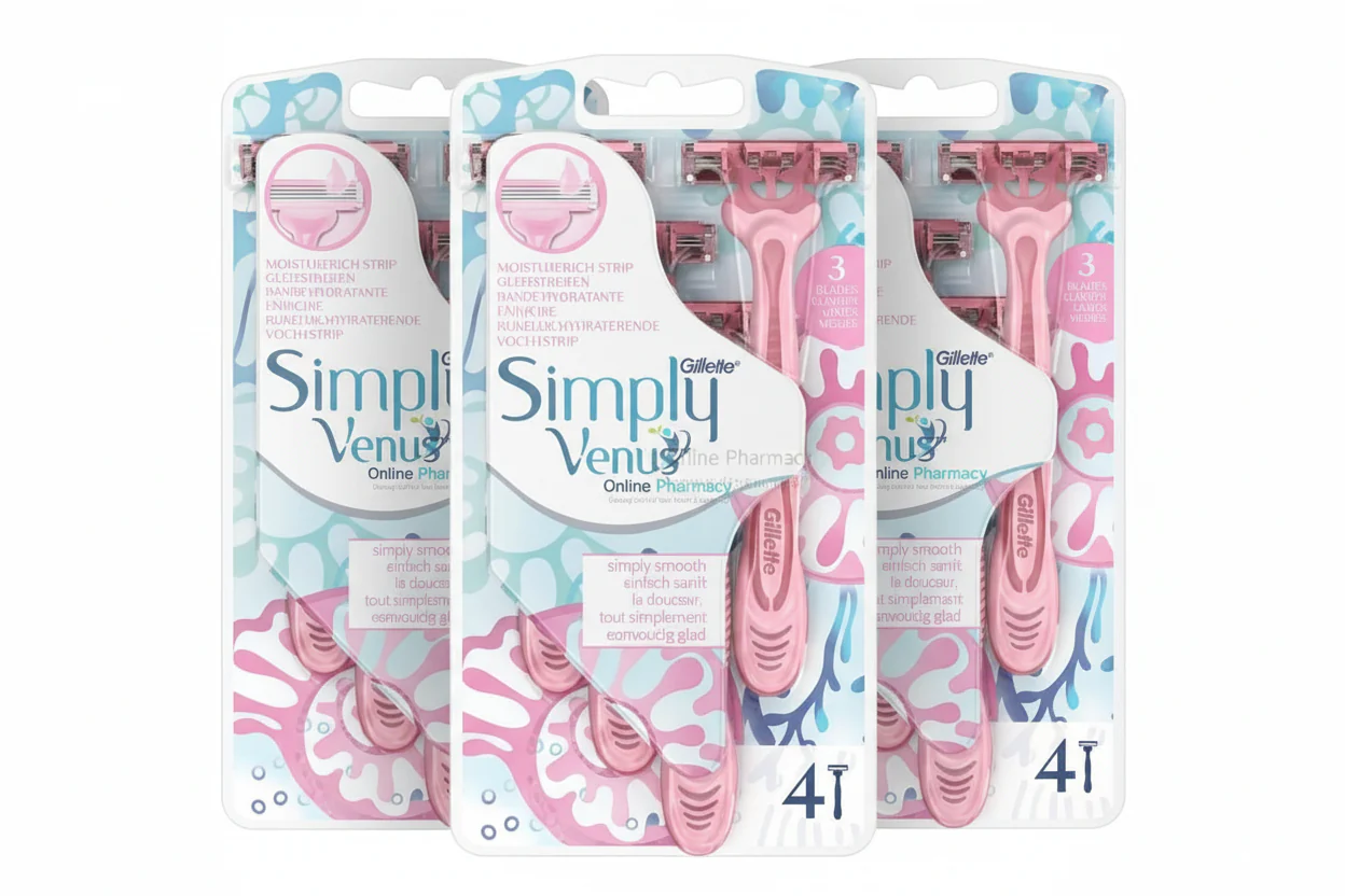 Gillette Simply Venus 3 - 4 Pack