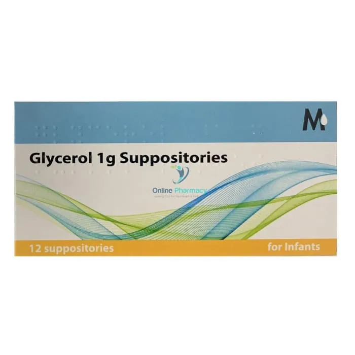 Glycerol 1g Suppositories For Infants - 12 Pack - Image 2