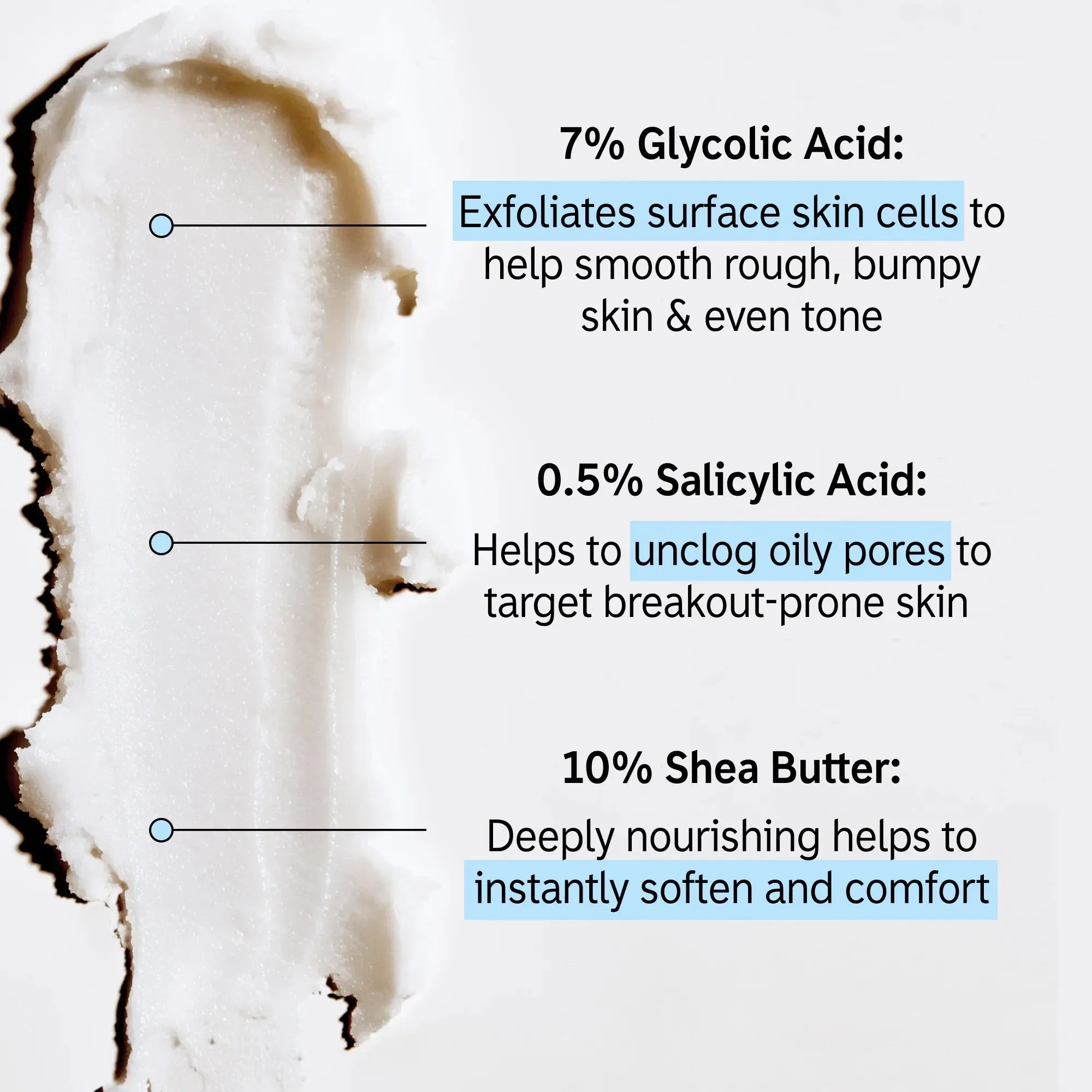 The Inkey List Glycolic Acid Exfoliating Body Stick -45g - Image 2
