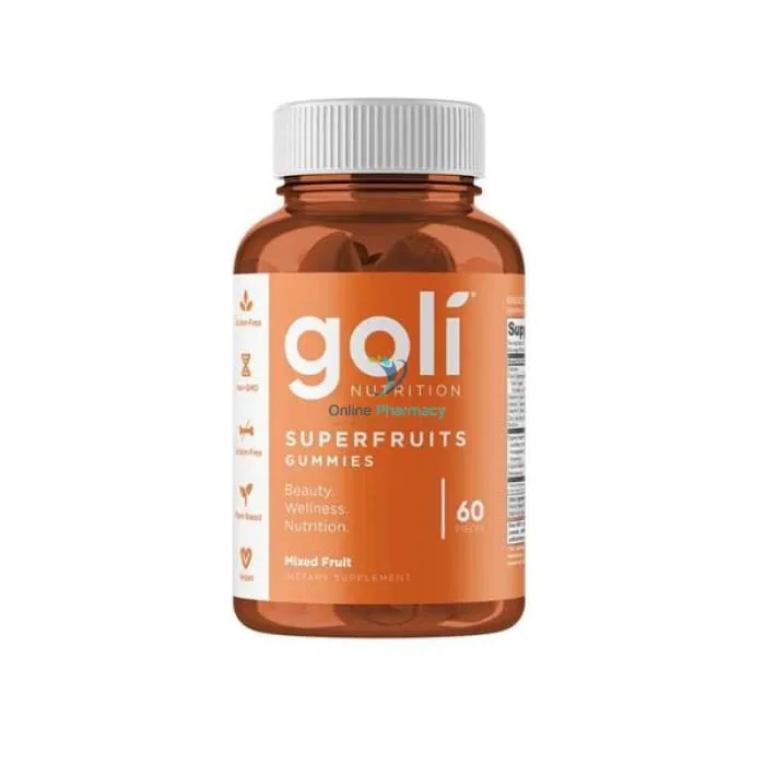 Goli Nutrition Superfruits Gummies - 60 Pack