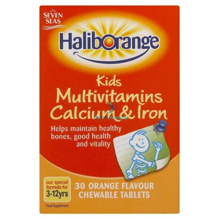 Haliborange Calcium & Iron Multivitamin Chewable Tablets - 30 Pack