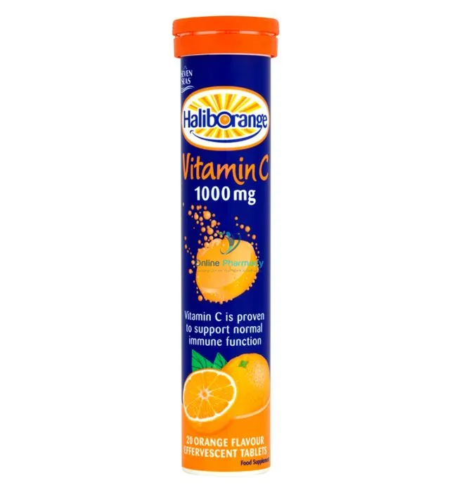 Haliborange Effervescent Vitamin C Orange - 20 Pack