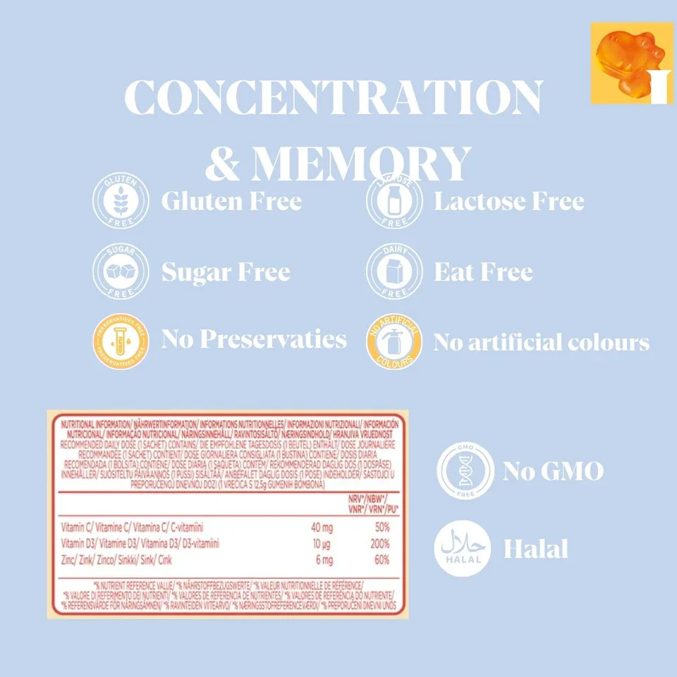 Hello Mims Concentration & Memory - 7 Sachets - Image 2