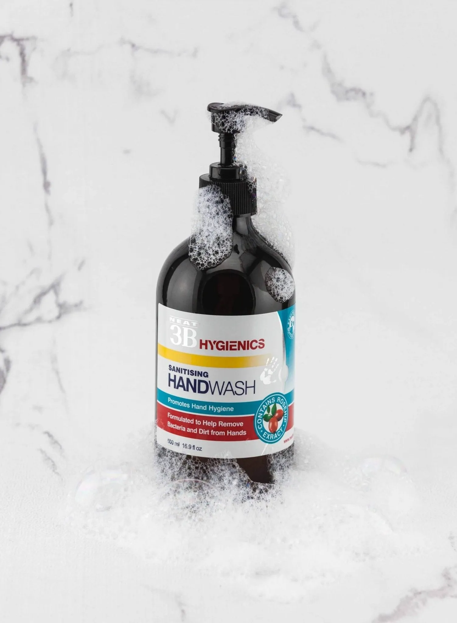 Hygienics Sanitising Handwash 500ml Antibacterial Soap - Image 2