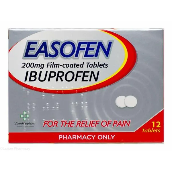 Easofen 200mg Ibuprofen Pain Relief Tablets - 12 / 24 Pack - Image 2