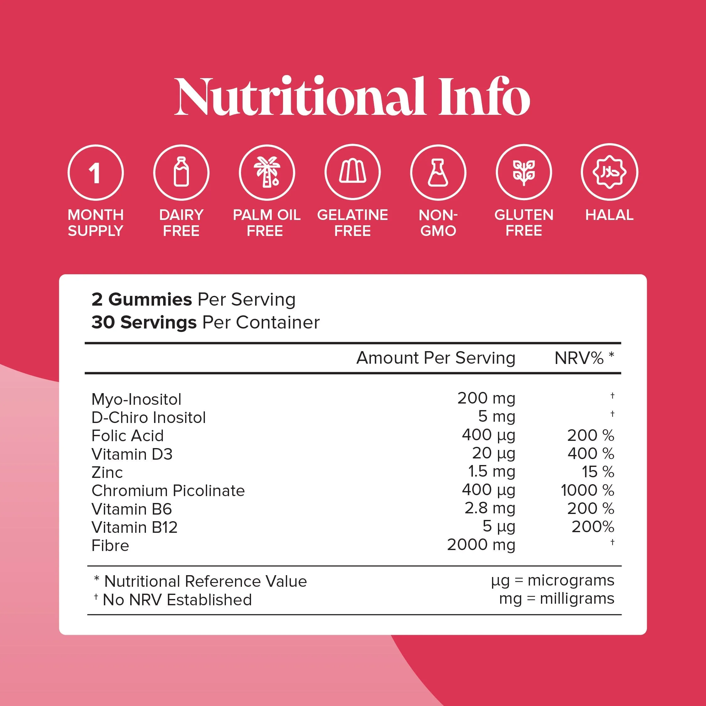 Novomins Inositol+ Gummies - 60 Pack - Image 4