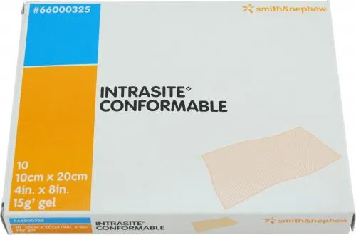 Intrasite Conformable Dressing 10cm x 20cm - 10 Pack