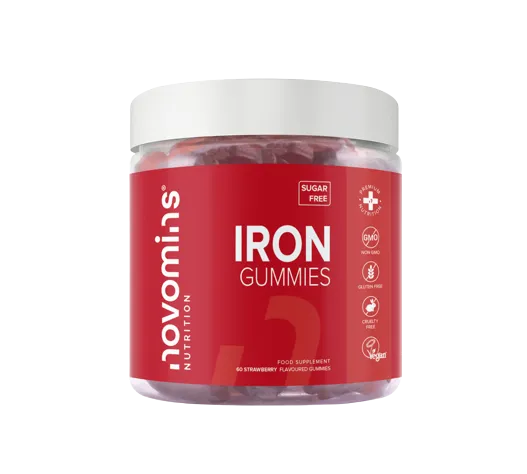 Novomins Iron Sugar-Free Gummies - 60 Pack