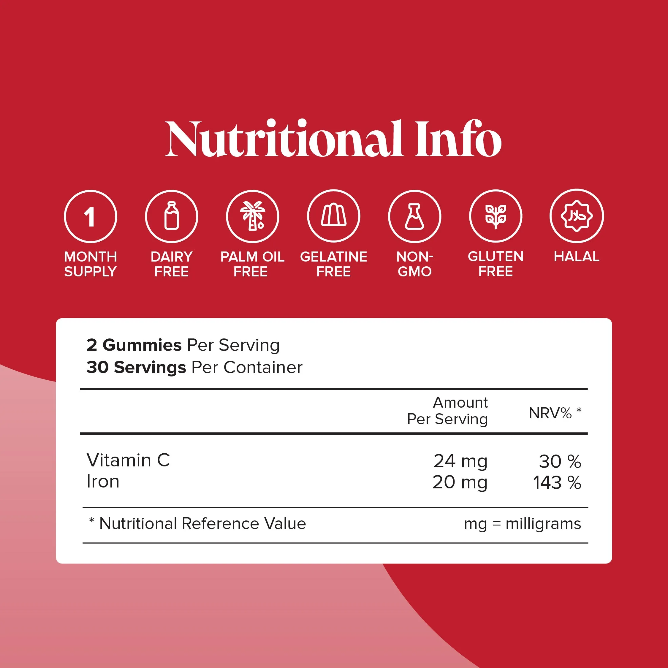 Novomins Iron Sugar-Free Gummies - 60 Pack - Image 7