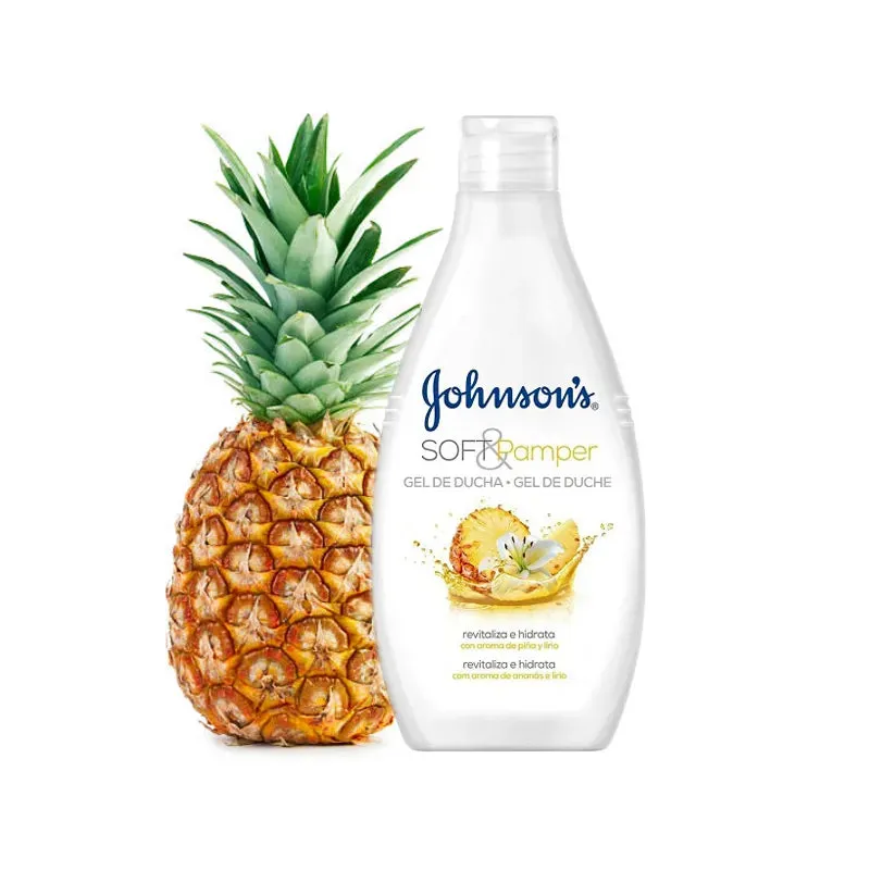 Johnsons Soft & Pamper Bosy Wash with Pineapple & Lily Aroma - 400ml