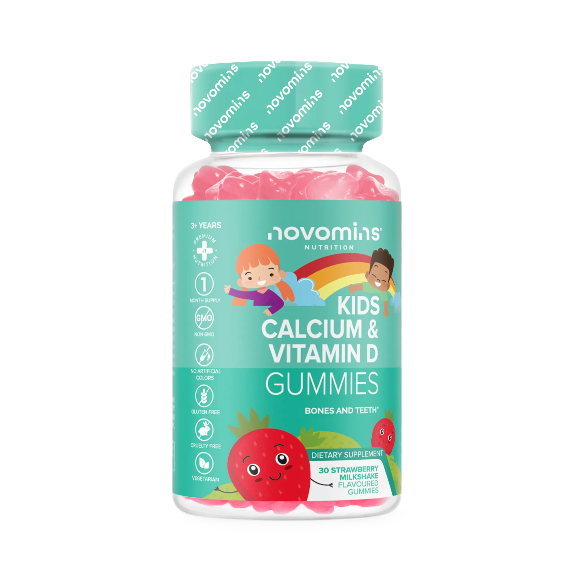Novomins Kid's Calcium and Vitamin D Gummies